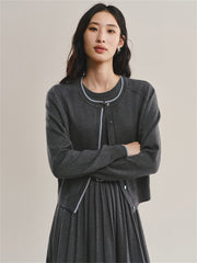 Women's Cardigan and Dress Two-Piece Set