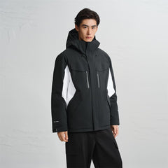 Men's Colorblock Water-Repellent Goose Down Jacket