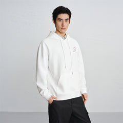 Men's Graphic Embroidered Hooded Sweatshirt