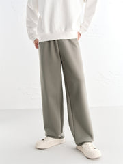 Men's Solid Straight-Leg Sweatpants