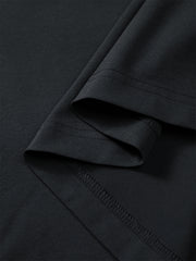 Men's Solid T-Shirt with Embroidered Pocket