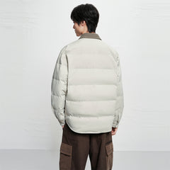 Men's Lightweight Utility Down Shirt Jacket