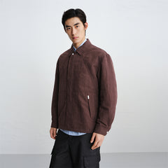 Men's Heavy Jacquard Quilted Jacket