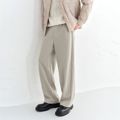 Men's Textured Straight-Leg Sweatpants