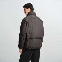 Men's Stand-Collar Goose Down Puffer Jacket