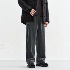 Men's Embroidered Straight-Leg Casual Pants