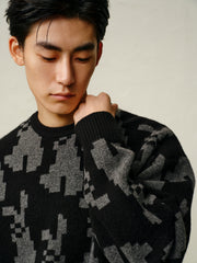 Men's Graphic Jacquard Pullover