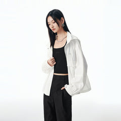 Women's Drop-Shoulder Cropped Jacket