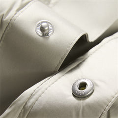 Men's Embossed Goose Puffer Jacket