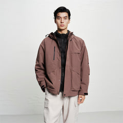Men's Hooded Utility Outdoor Jacket