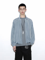 Men's Stand-Collar Relaxed Jacket
