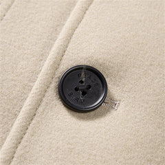 Men's Label Pocket Wool Coat