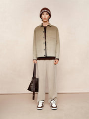 Men's Gradient Sheep Wool Jacket
