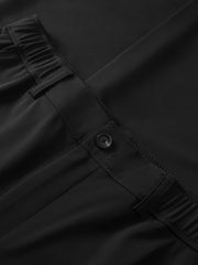 Men's Casual Drawstring Tapered Pants