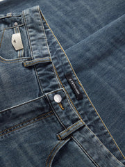Men's Casual Washed Tapered Jeans