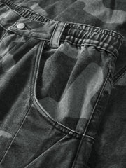 Men's American Vintage Camo Relaxed-Fit Jeans