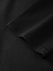 Men's Casual Slim-Fit Black Jeans