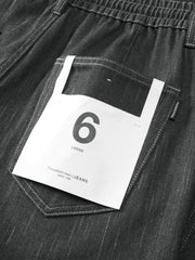 Men's Old Money Style Drape-Fit Textured Jeans