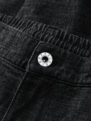 Men's Casual Textured Tapered Jeans