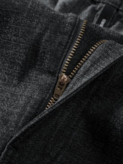 Men's Casual Textured Tapered Jeans