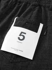 Men's Casual Textured Tapered Jeans
