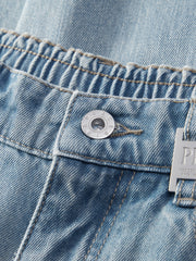 Men's Casual Washed Wide-Leg Jeans