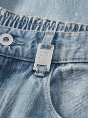 Men's Casual Washed Wide-Leg Jeans
