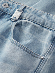 Men's Casual Washed Wide-Leg Jeans