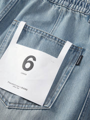 Men's Casual Washed Wide-Leg Jeans