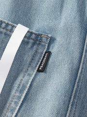 Men's Casual Washed Wide-Leg Jeans