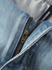 Men's Casual Washed Wide-Leg Jeans
