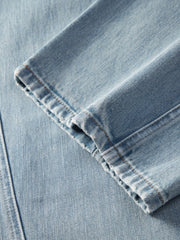 Men's Casual Washed Wide-Leg Jeans