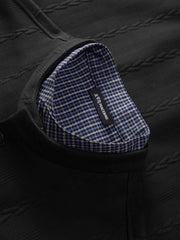 Men's Old Money Style Cable-Knit Jacket
