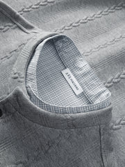 Men's Old Money Style Cable-Knit Jacket