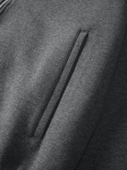 Men's Casual Knit Crewneck Jacket