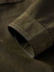 Men's American Vintage Flocked Denim Jacket