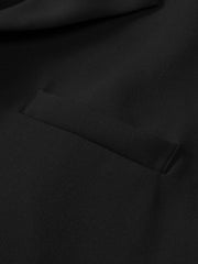 Men's Business Casual Solid Notch-Lapel Blazer