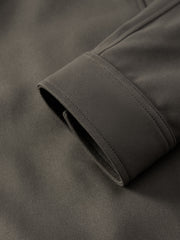 Men's Casual Brown Holiday Cable-Knit Sweater