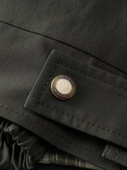 Men's Vintage Aircraft-Buckle Brown Jacket
