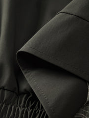 Men's Vintage Aircraft-Buckle Brown Jacket