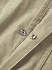 Men's Barn-Style Lapel Safari Jacket