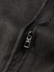 Men's Commuter Grey Textured Executive Jacket