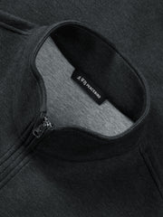 Men's Casual 3D-Panel Half-Zip Sweatshirt