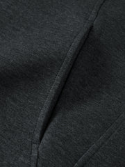 Men's Casual 3D-Panel Half-Zip Sweatshirt