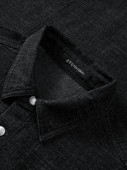 Men's Casual Denim Chanel-Style Overshirt