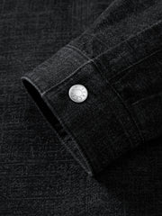 Men's Casual Denim Chanel-Style Overshirt