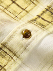 Men's Casual Vintage Plaid Waffle-Texture Shirt
