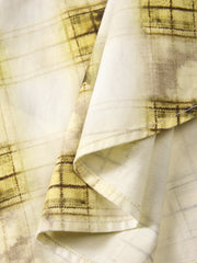 Men's Casual Vintage Plaid Waffle-Texture Shirt