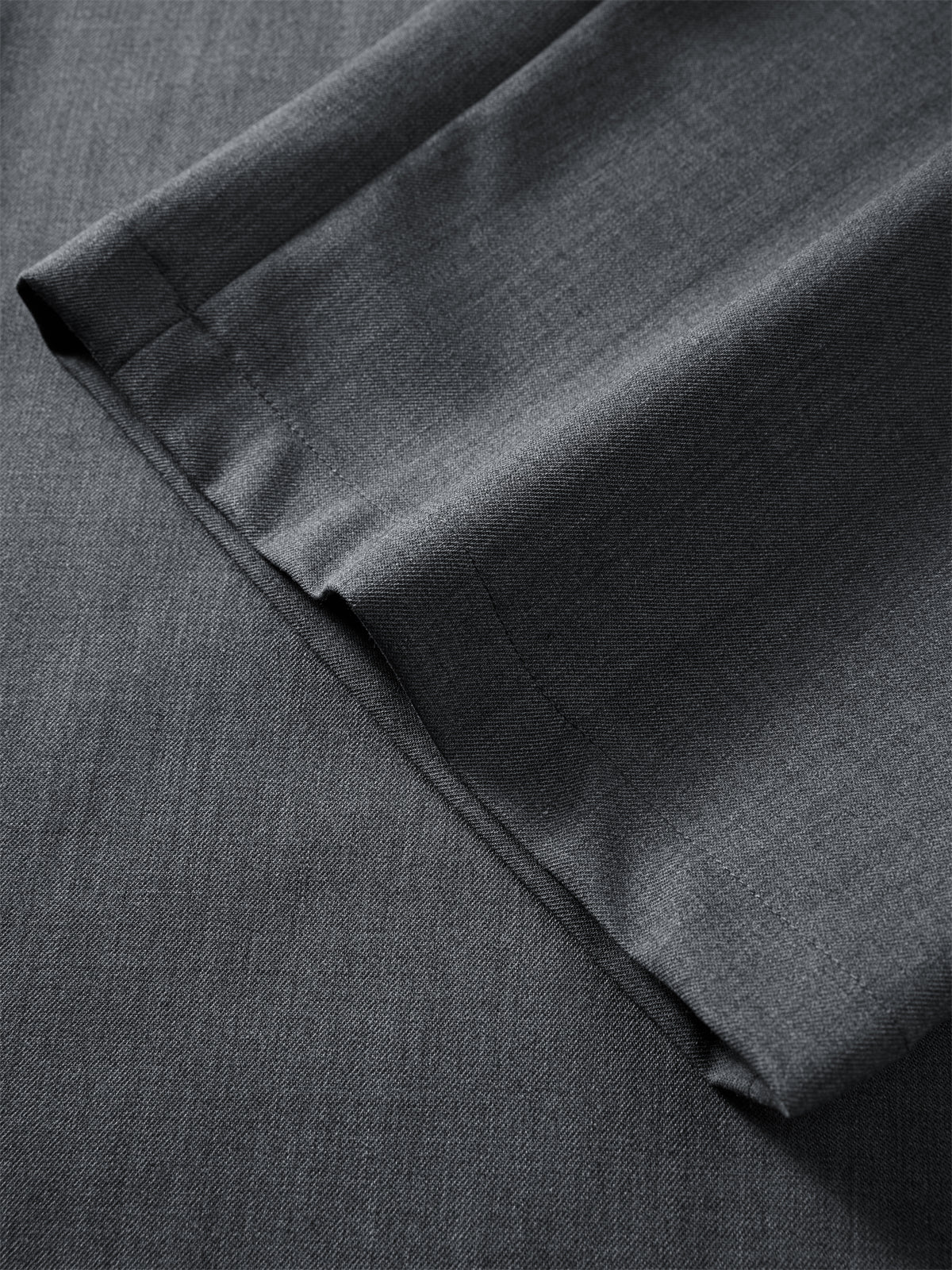 Men's Grey Relaxed Tapered Suit Pants