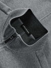 Men's Casual Solid Knit Stand-Collar Jacket